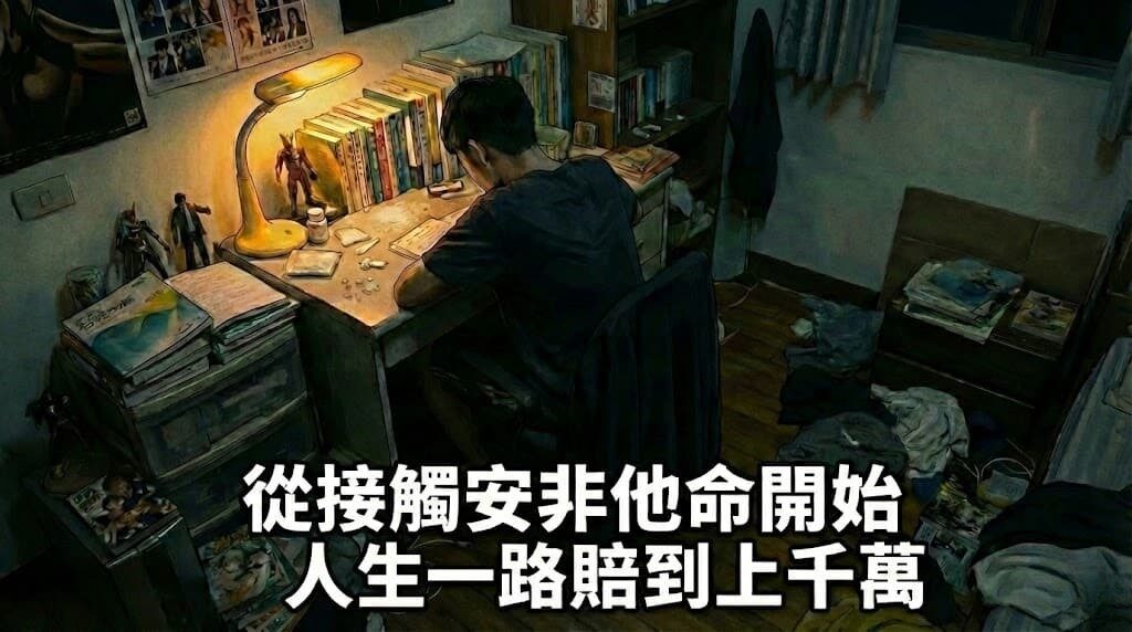 他沒想過，接觸安非他命後，人生會一路賠到上千萬